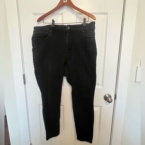 LOFT Plus Black Skinny Jeans